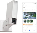 Netatmo security camera original - smart outdoor camera with siren - 2k+ HDR, AI detection, 110 dB siren night vision - Google Home, Apple Homekit Amazon Alexa - white