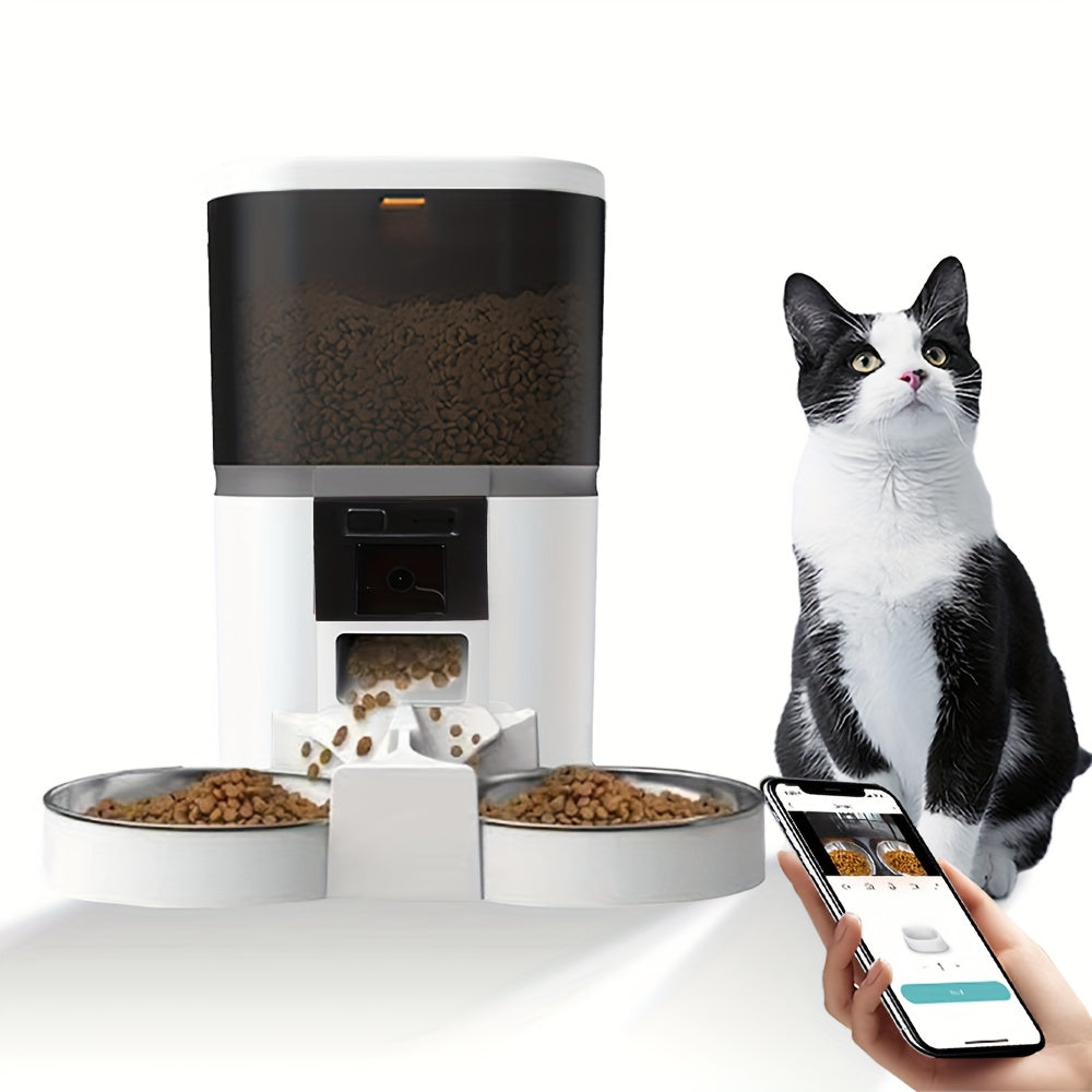 NNETM Smart Pet Feeder with HD Camera & App Control