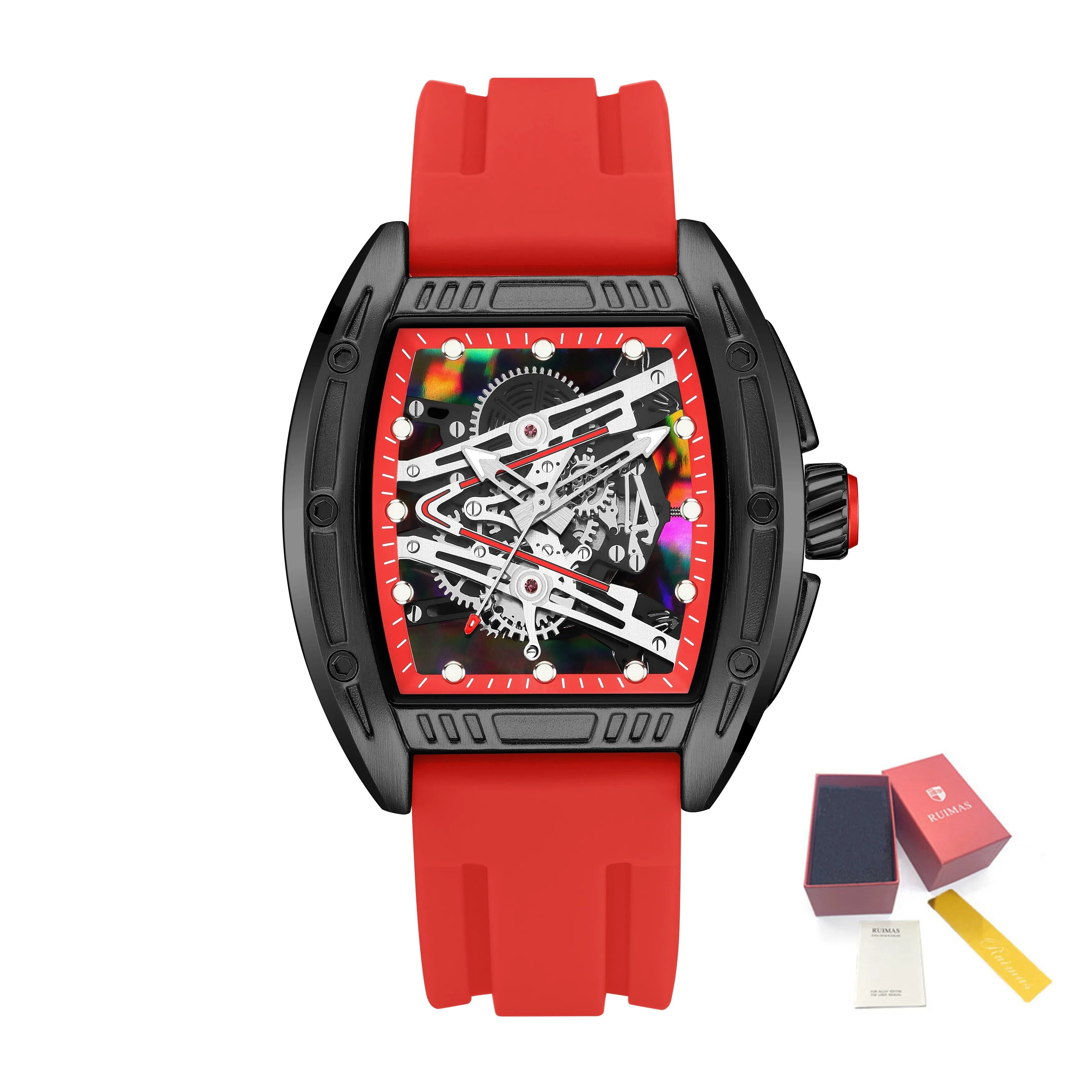 RUIMAS Fashion Military Quartz Watches Men Luxury Casual Sport Wrist Watches Waterproof Luminous Clock Large Dial Reloj Hombre 338
