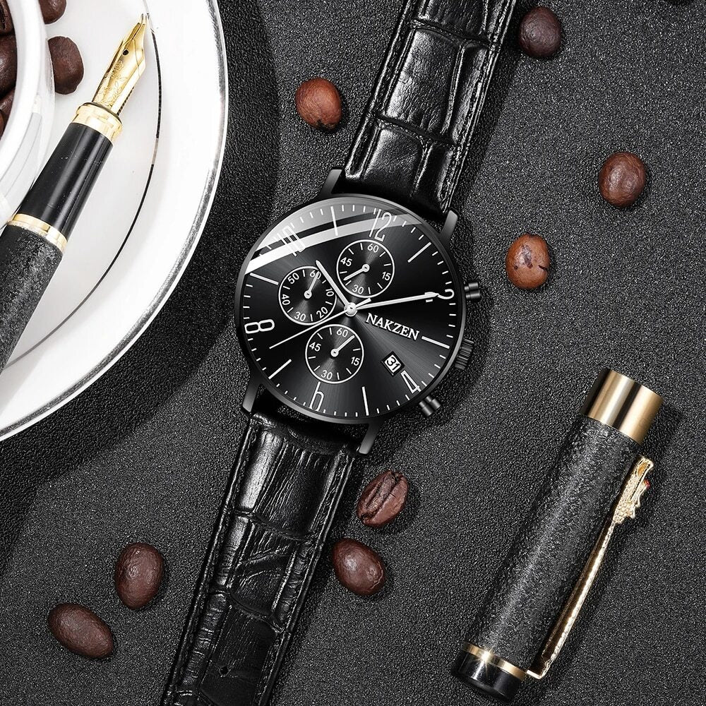 NAKZEN 2018 New Watches Men Luxury Brand Chronograph Man Sports Watches Waterproof Full Steel Quartz Watch Relogio Masculino 5056