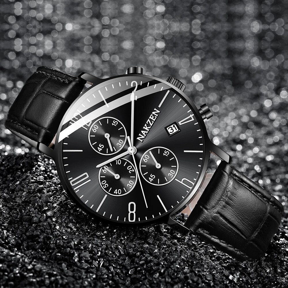 NAKZEN 2018 New Watches Men Luxury Brand Chronograph Man Sports Watches Waterproof Full Steel Quartz Watch Relogio Masculino 5056