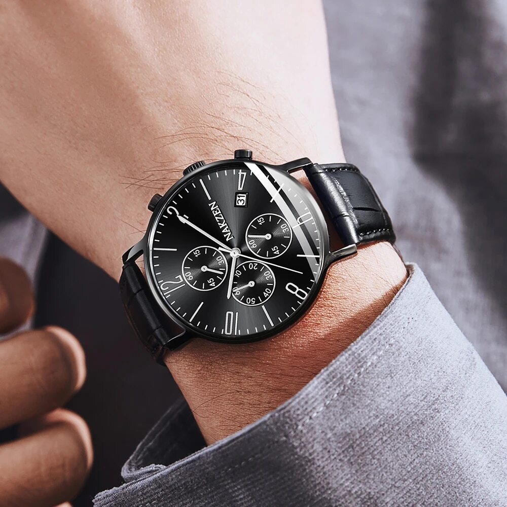 NAKZEN 2018 New Watches Men Luxury Brand Chronograph Man Sports Watches Waterproof Full Steel Quartz Watch Relogio Masculino 5056