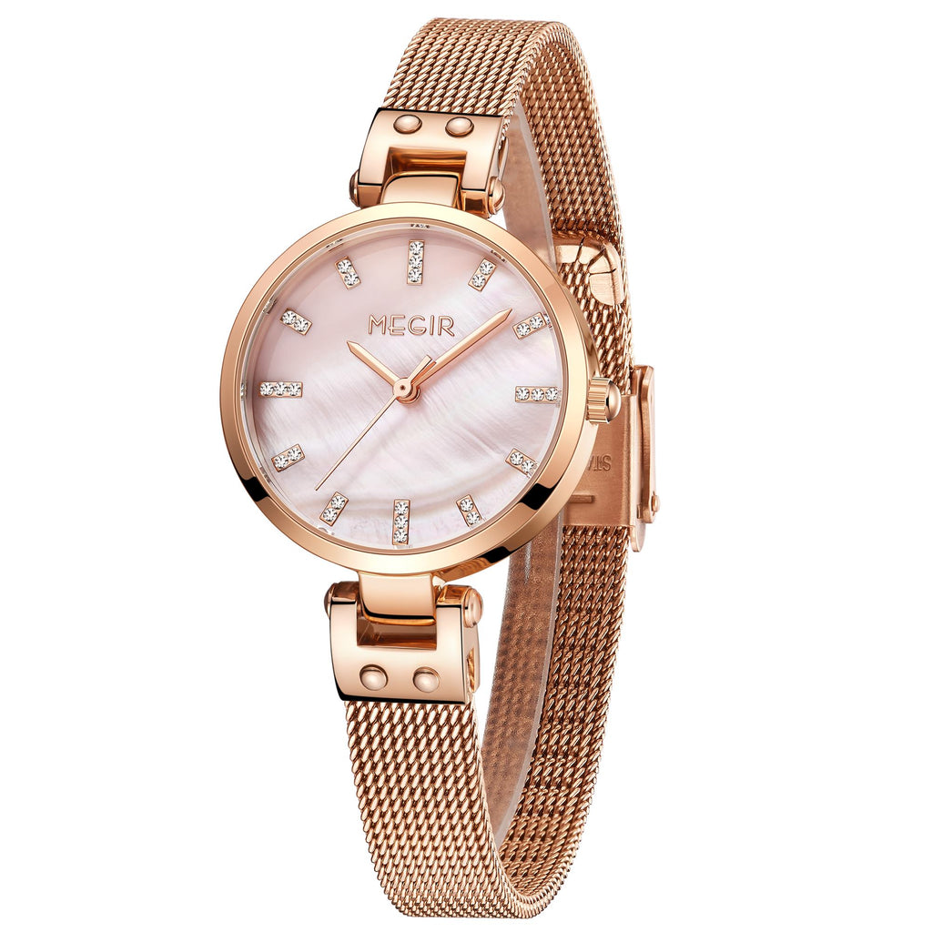 MEGIR Watches for Women Top Brand Fashion Ladies Wristwatch Waterproof Female Quartz Luxury Watch Montre Femme 7025