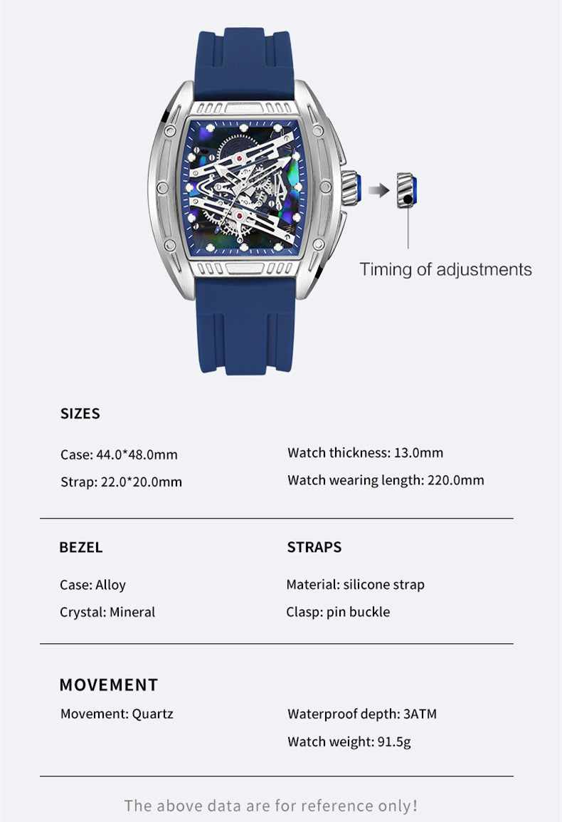 RUIMAS Fashion Military Quartz Watches Men Luxury Casual Sport Wrist Watches Waterproof Luminous Clock Large Dial Reloj Hombre 338