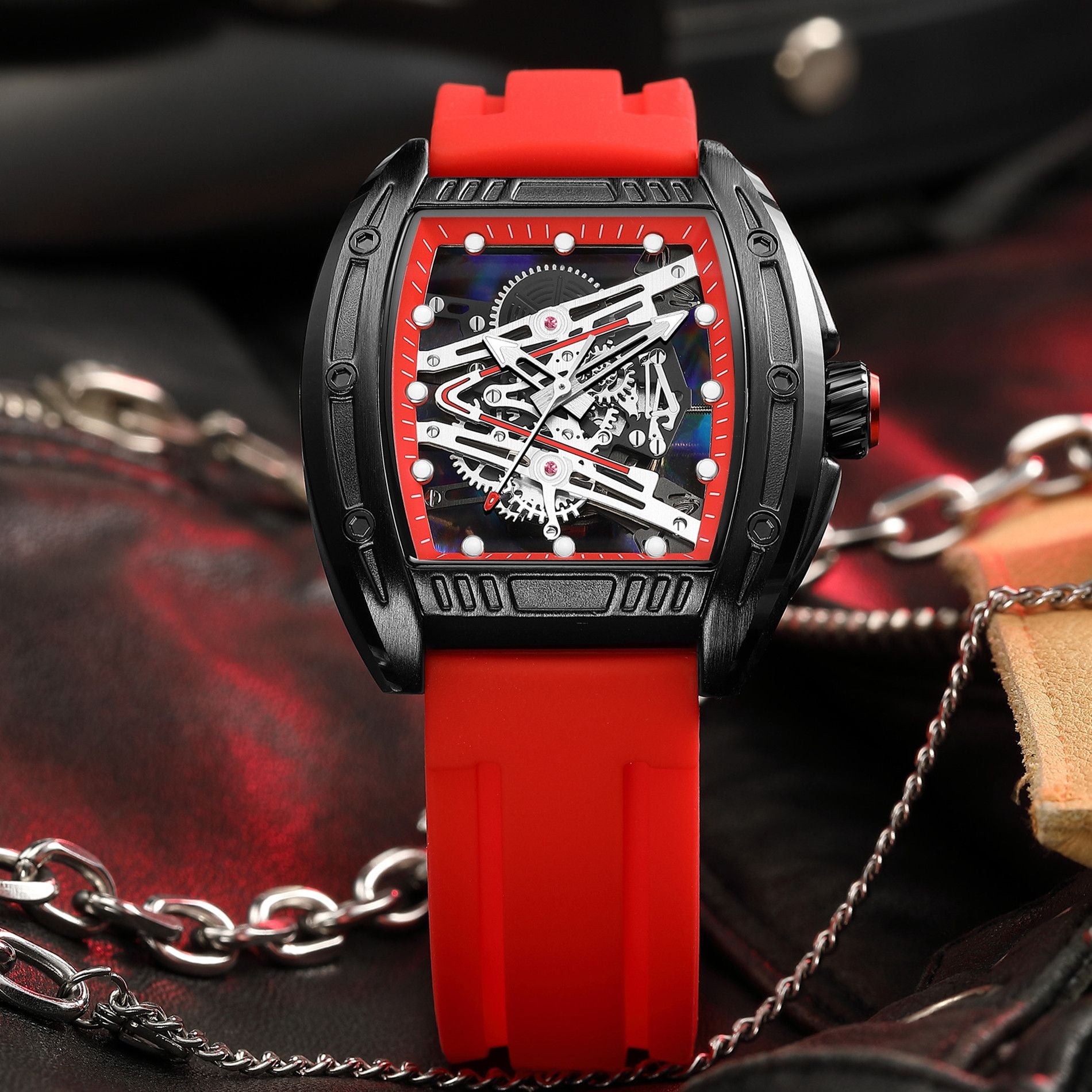 RUIMAS Fashion Military Quartz Watches Men Luxury Casual Sport Wrist Watches Waterproof Luminous Clock Large Dial Reloj Hombre 338