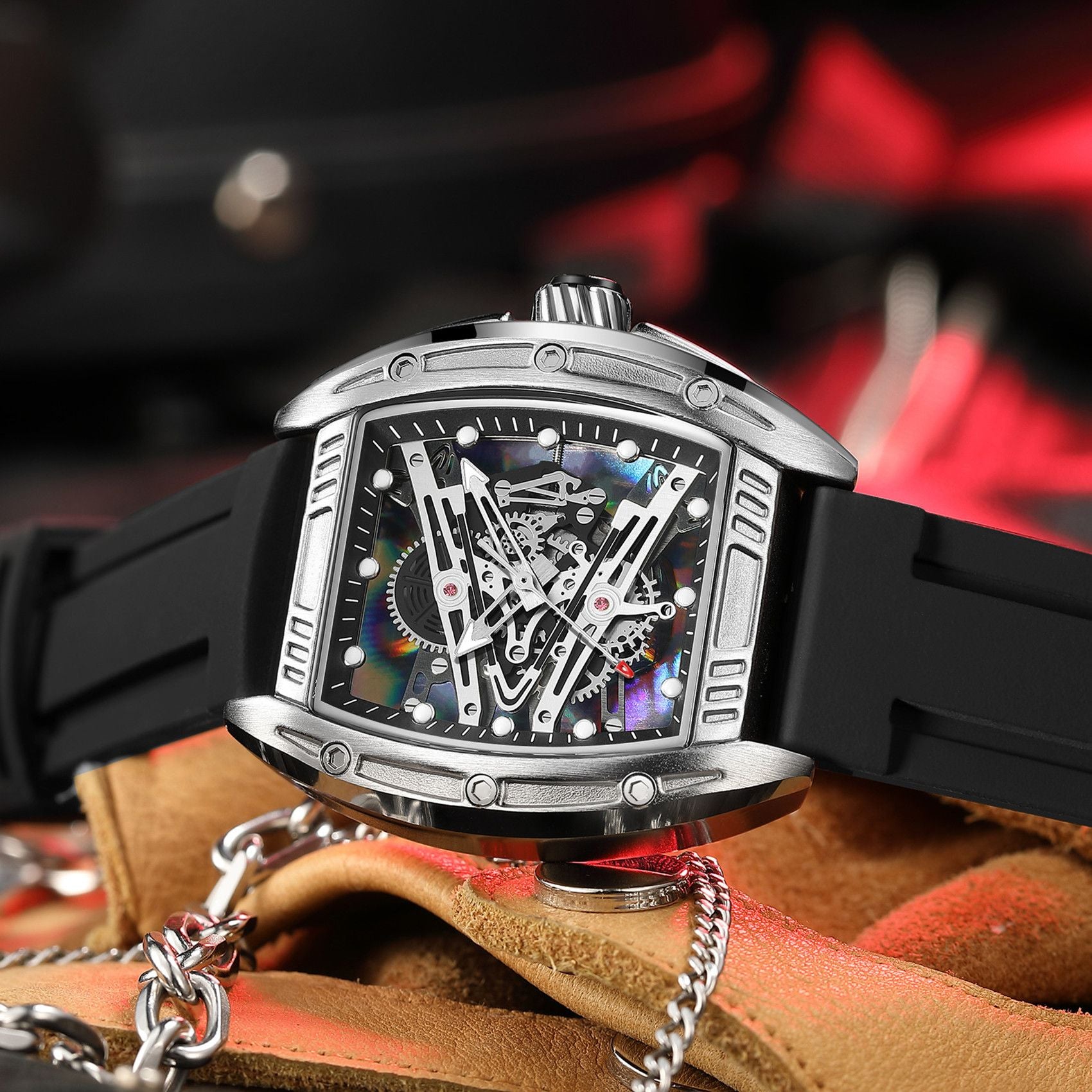 RUIMAS Fashion Military Quartz Watches Men Luxury Casual Sport Wrist Watches Waterproof Luminous Clock Large Dial Reloj Hombre 338