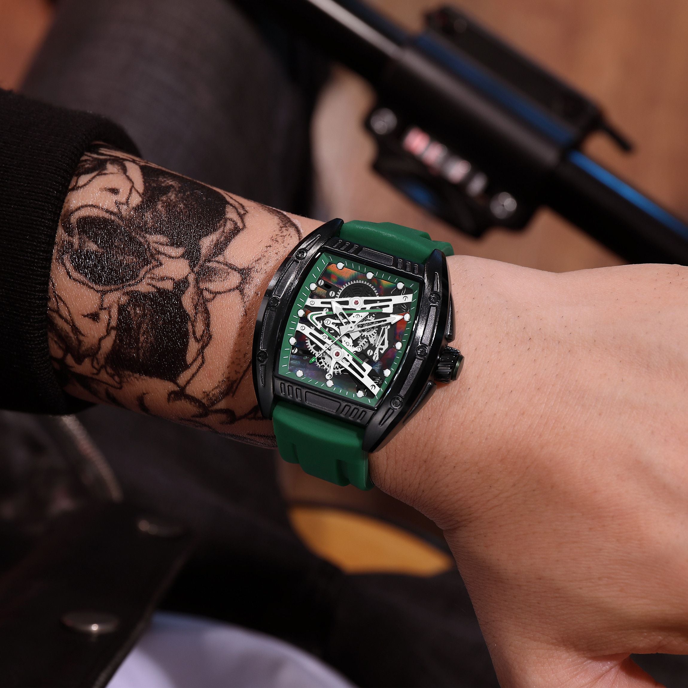 RUIMAS Fashion Military Quartz Watches Men Luxury Casual Sport Wrist Watches Waterproof Luminous Clock Large Dial Reloj Hombre 338
