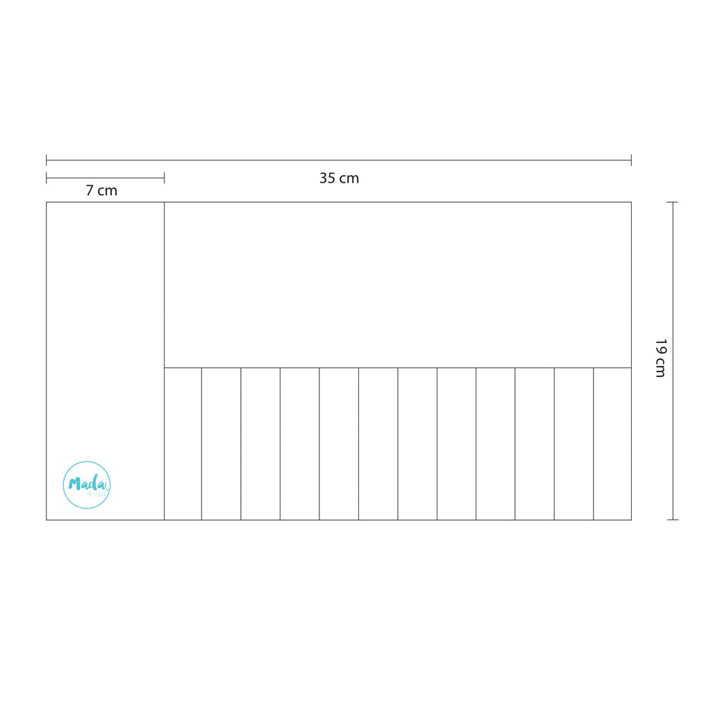 Izamal Long Pencil Case