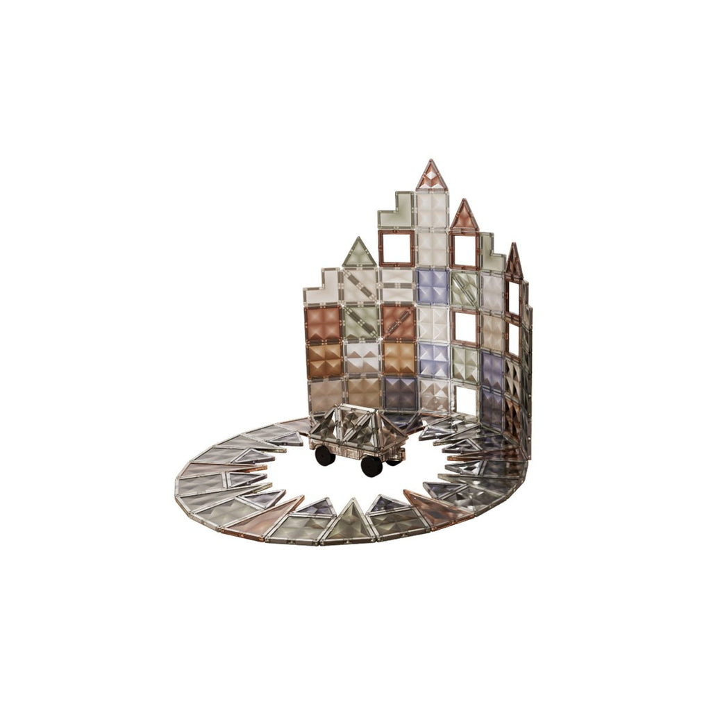 Nature World 100pcs Eye-care Color Magnetic Tiles With Storage Box