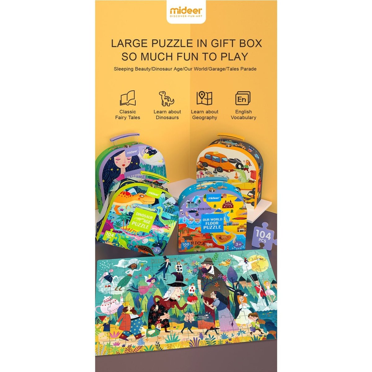 Our World 100pcs Puzzle Gift Box