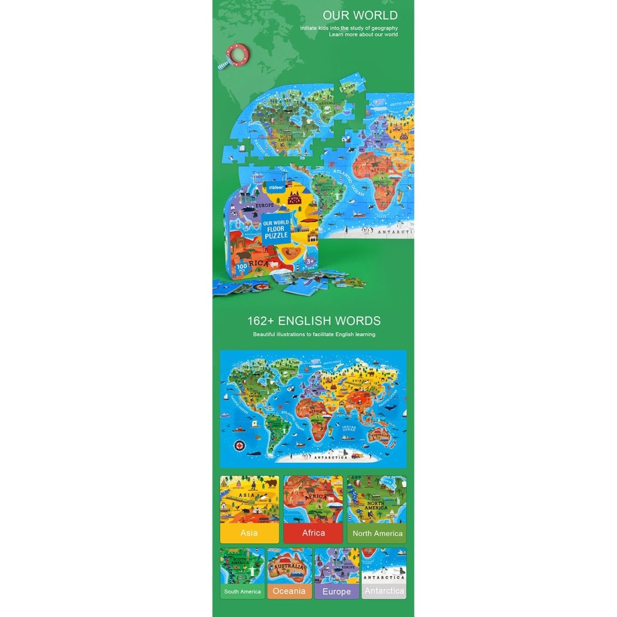 Our World 100pcs Puzzle Gift Box