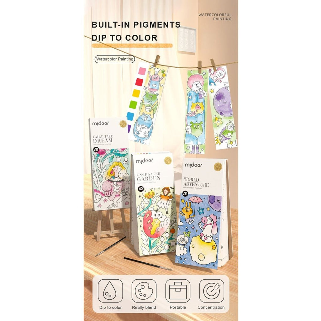 Wonderful Forest Watercolor Paiting Book